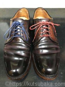 靴バカ.com　靴紐を染める alden990