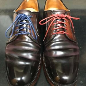 靴バカ.com　靴紐を染める alden990
