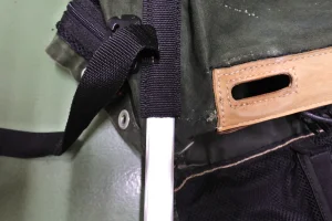 アルミフラットバーとバックパック装着