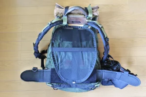 バックパック背中パット夏用装着