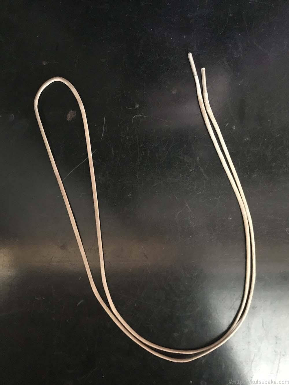 靴紐にトコノール　靴バカ.com