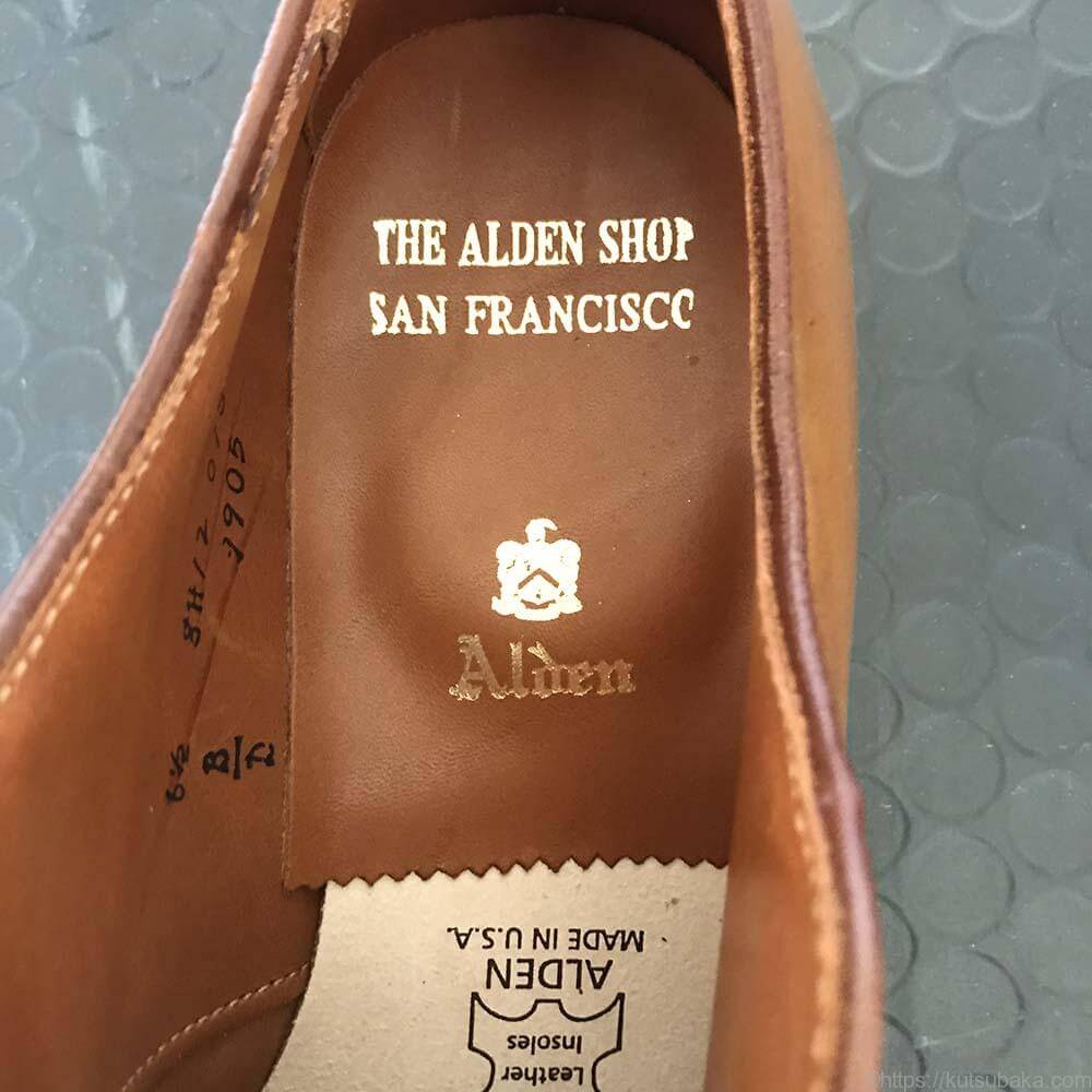 Alden#9905 Whiskey Cordovan ウィスキーコードバン | 靴バカ.com